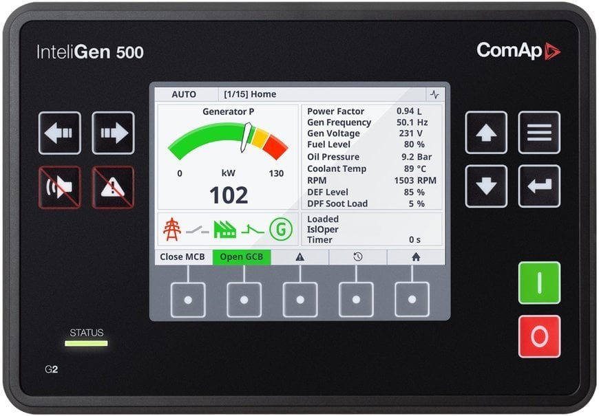 InteliGen 500 G2 – The new generation of advanced paralleling gen-set controller